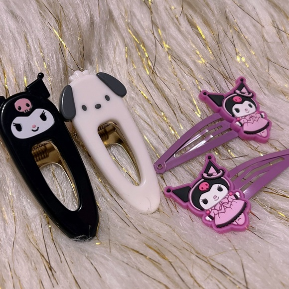Sanrio hair clips Kuromi & Pochacco - Picture 3 of 4